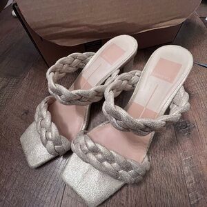 Dolce Vita Braided Leather Dressy Sandals